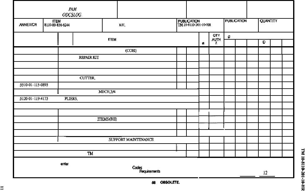 Section II. HAND RECEIPT CONT. - TM-10-8110-201-10-HR_15